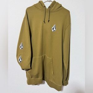 Volcom hooded sweatshirt green/olive XXL